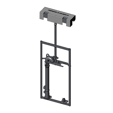 Pump Connecting Rack Jet Pump Support Rack | Preferred Utilities Mfg